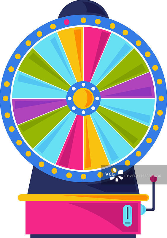 旋转的幸运轮盘图片素材