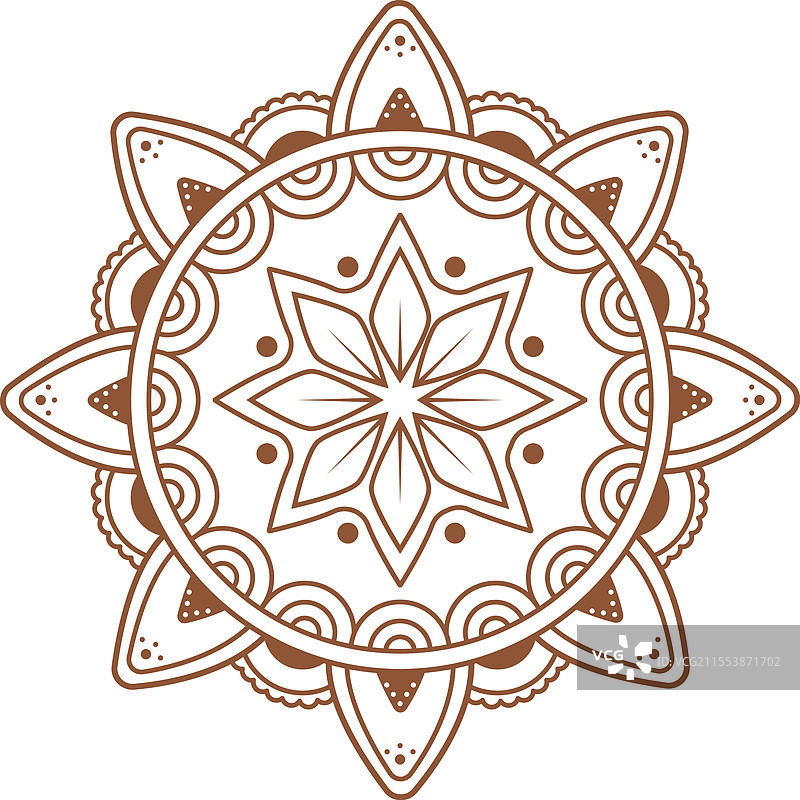 印度海娜纹身传统图片素材