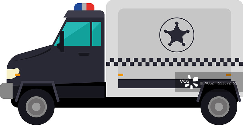 警车运输图片素材