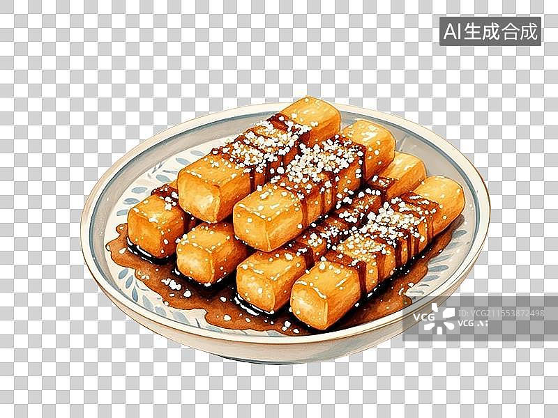 【AI数字艺术】红糖糍耙图片素材