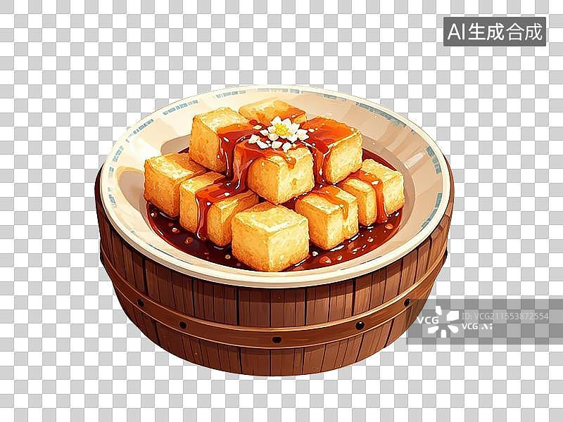 【AI数字艺术】红糖糍耙图片素材