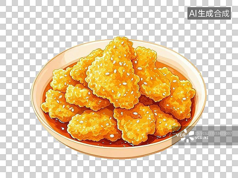 【AI数字艺术】国潮单品元素-锅包肉图片素材