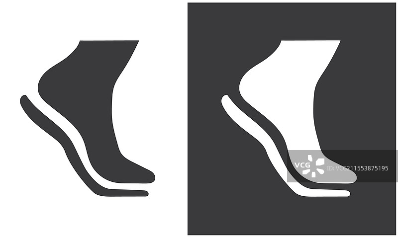 矫形鞋垫图标图片素材