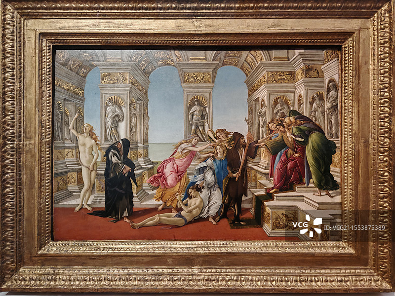 乌菲兹美术馆《贤士来朝》图图片素材