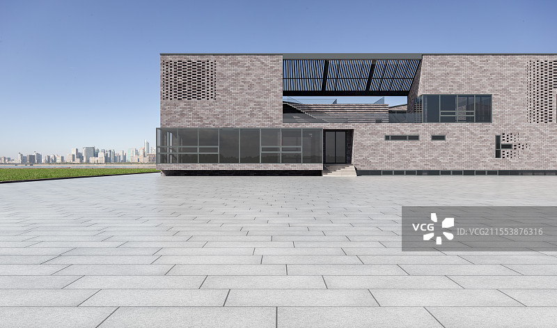 工业风_砖墙_建筑空间_城市广场图片素材