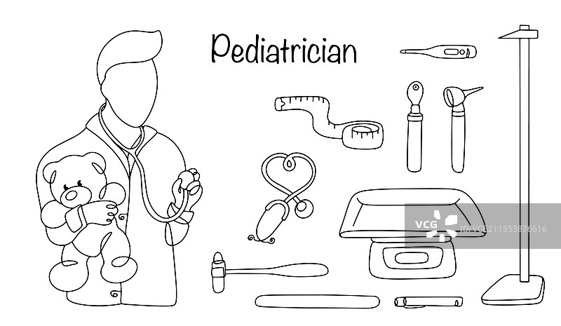 儿科医生图片素材