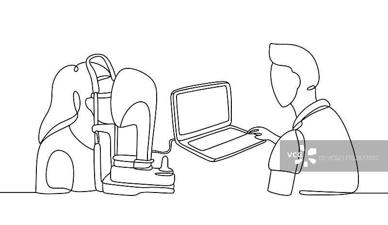 角膜地形图学图片素材