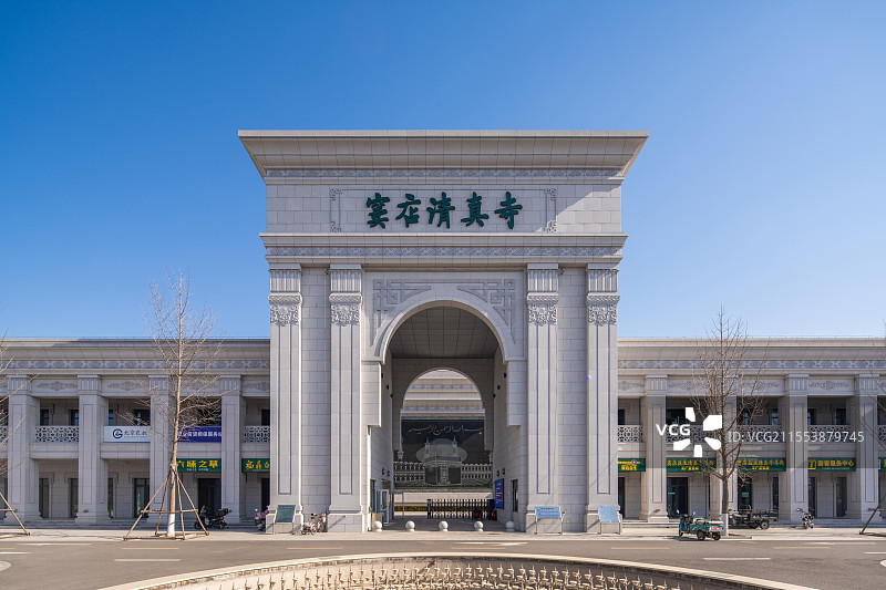 北京窦店清真寺图片素材