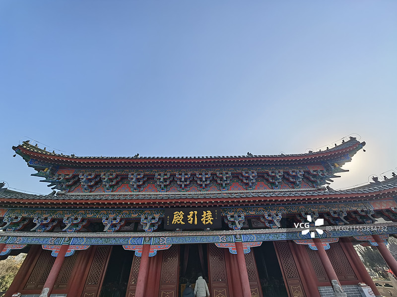 河南开封铁塔公园接引殿图片素材