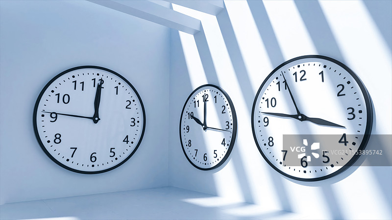 时间钟表光阴流逝创意空镜图片素材