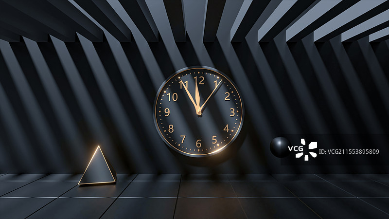 时间钟表光阴流逝创意空镜图片素材