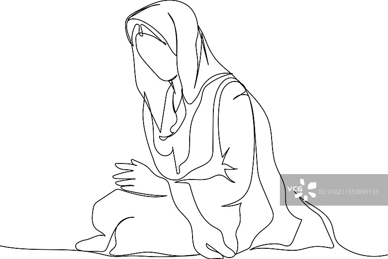 一笔画风格的在线连续线条绘画图片素材