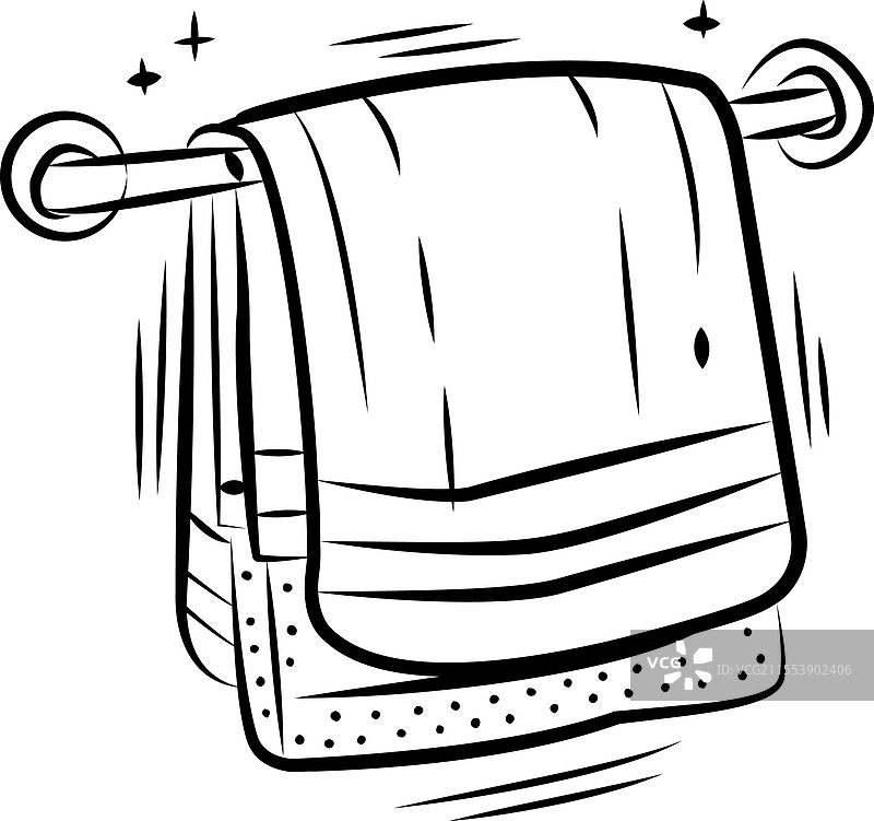 挂着的毛巾图片素材