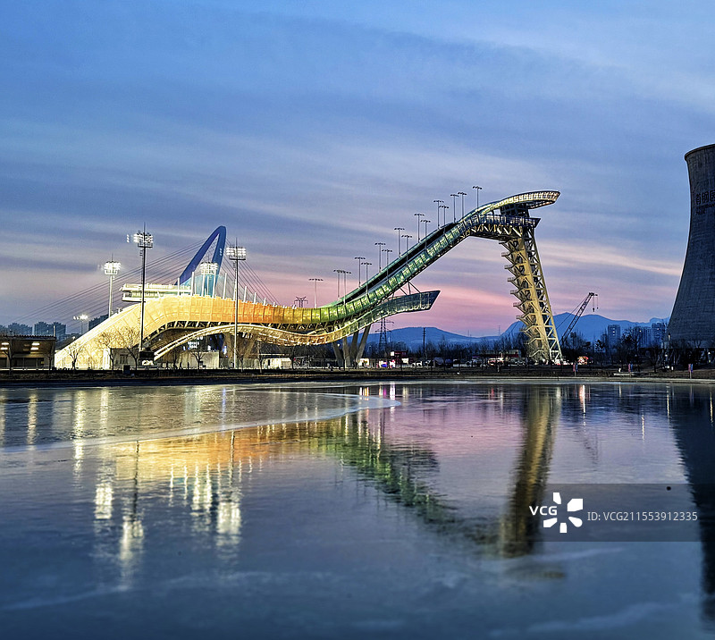 北京首钢大跳台图片素材