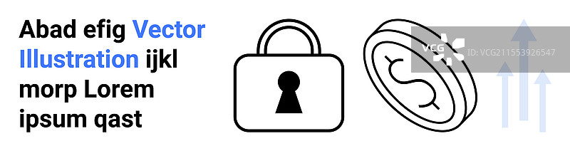使用锁定币确保金融交易安全图片素材