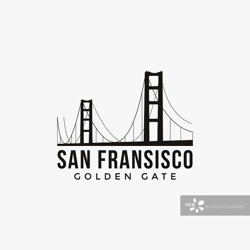 旧金山金门大桥标志图片素材