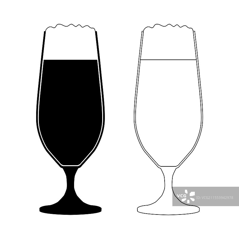 啤酒杯的图标图片素材