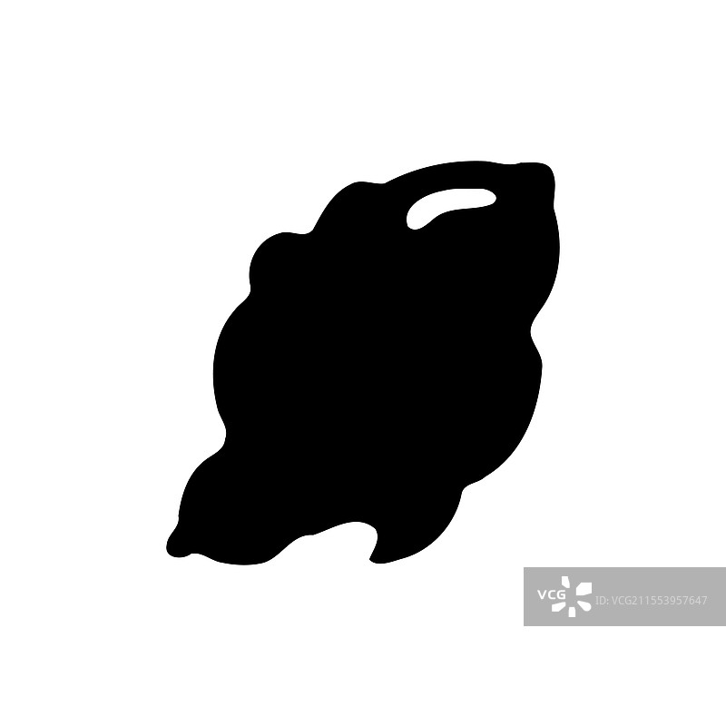 海洋自然贝壳轮廓图标图片素材