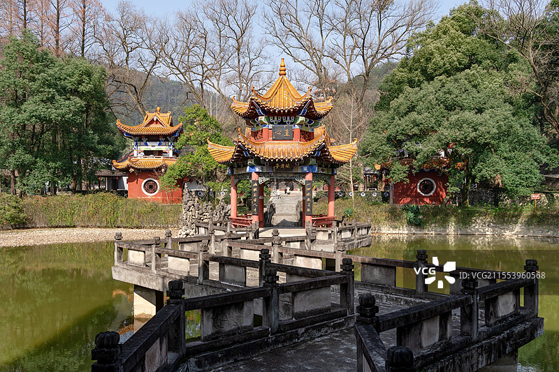 湖南常德石门县夹山寺灵泉禅院图片素材