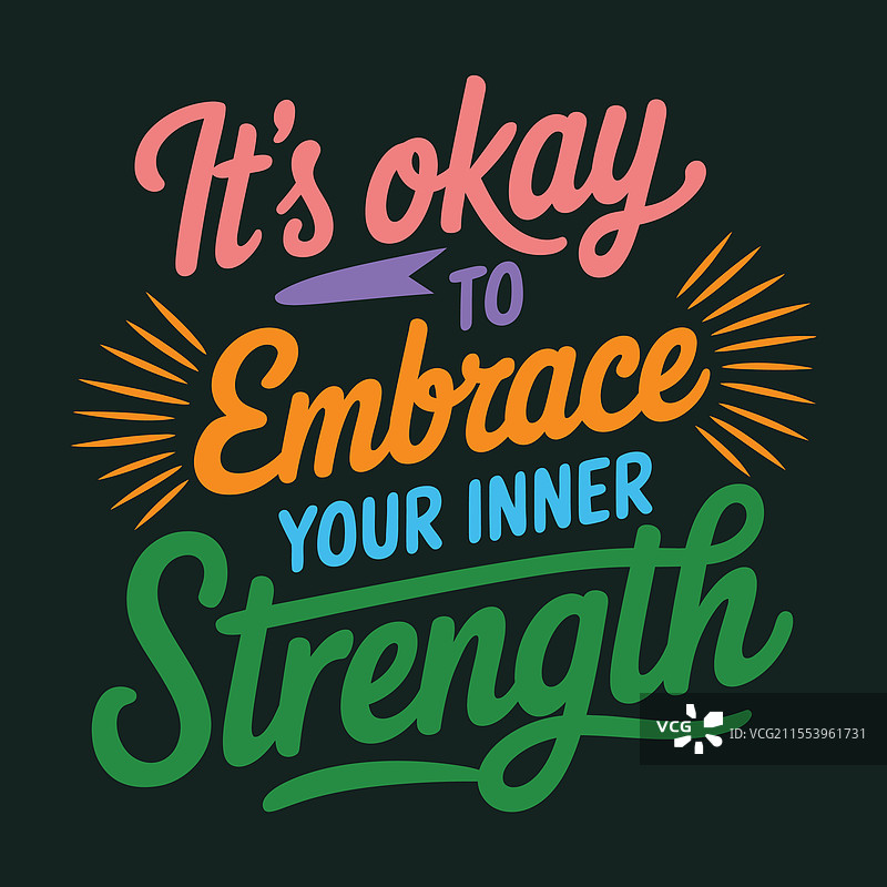 拥抱你内心的力量是可以的图片素材