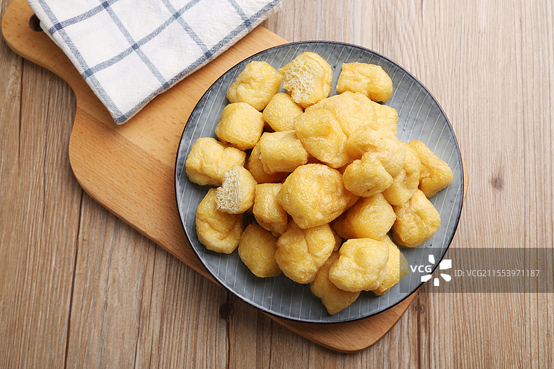 油炸豆腐泡图片素材