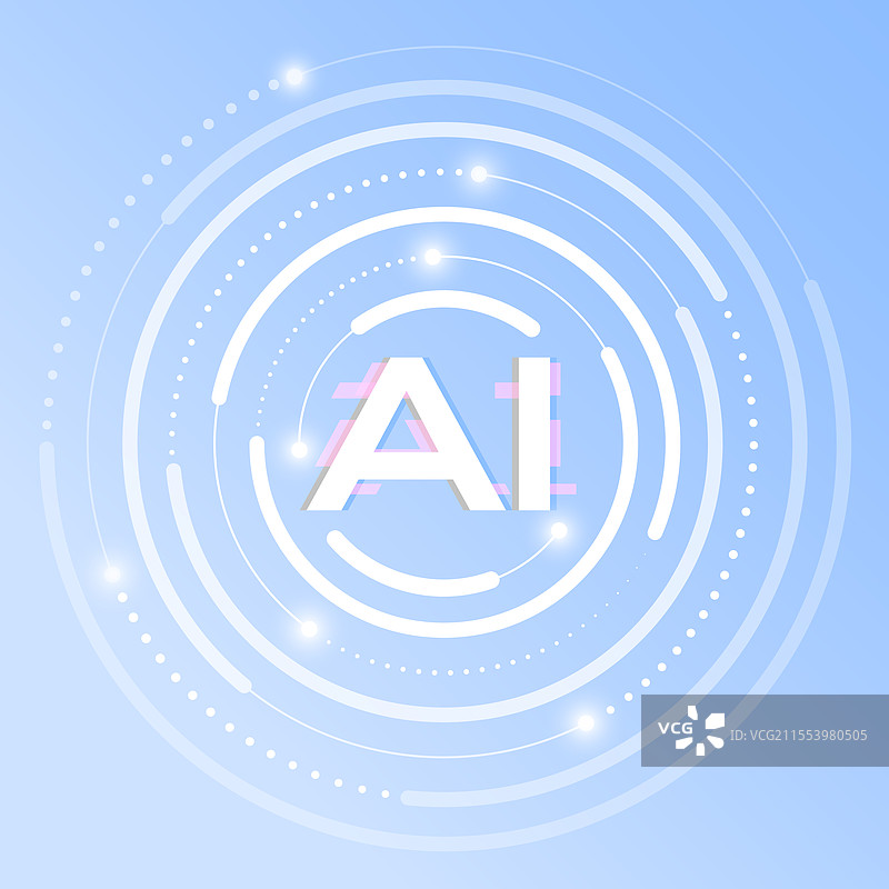 人工智能（AI）的概念图片素材