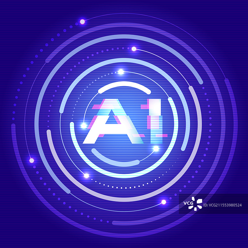 人工智能（AI）的概念图片素材