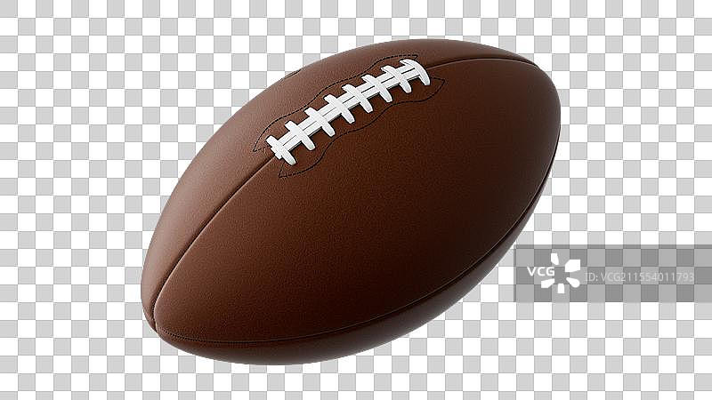 橄榄球的运动魅力  棕色橄榄球的特写图片素材