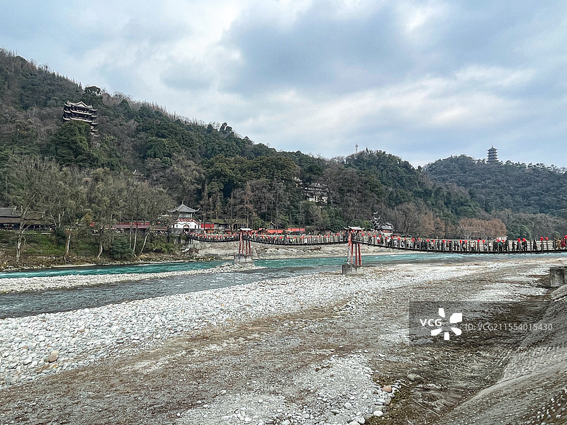 都江堰景区，水利工程历史文化图片素材