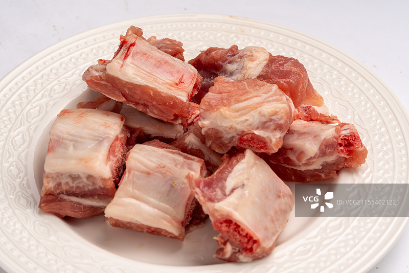 盘子里的排骨图片素材