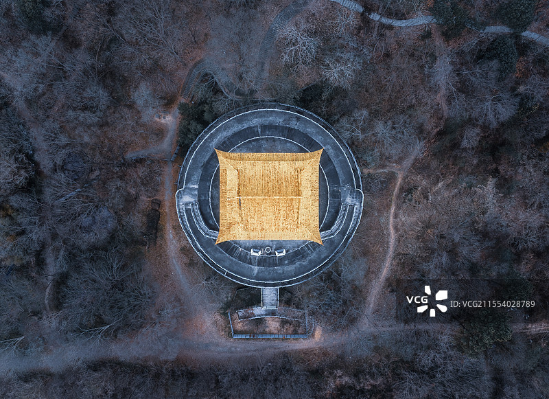 深山藏古寺----南京溧水无想山图片素材