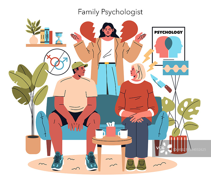 心理治疗师的公寓图片素材