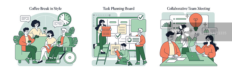 舒适的工作平面图片素材