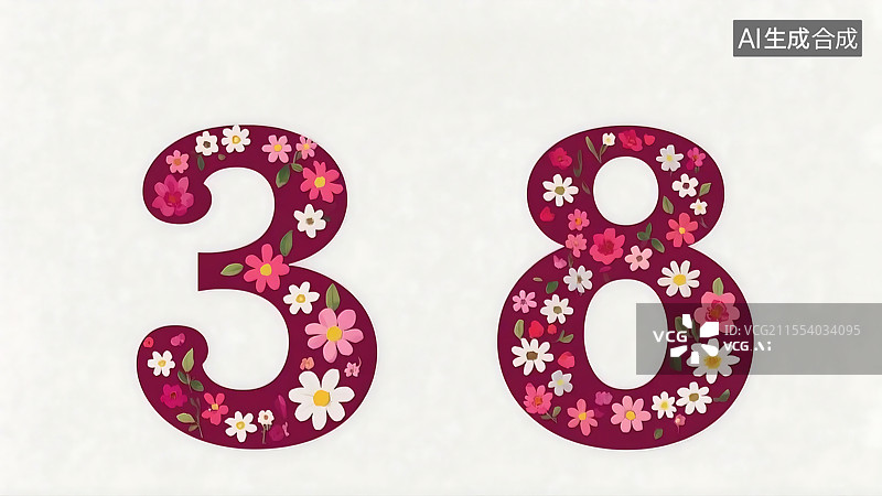 【AI数字艺术】国际三八妇女节女生节女神节粉红色电商展示3D渲染背景图片素材