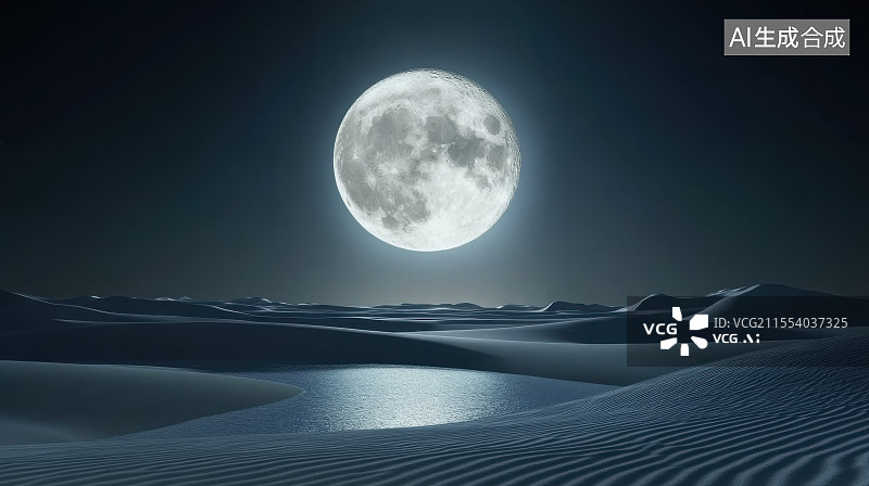 【AI数字艺术】中国传统孔明灯中秋节月亮习俗背景图片素材