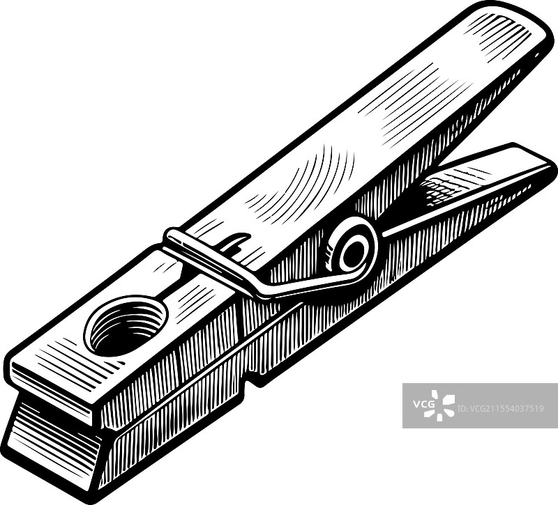 衣夹剪影设计图片素材