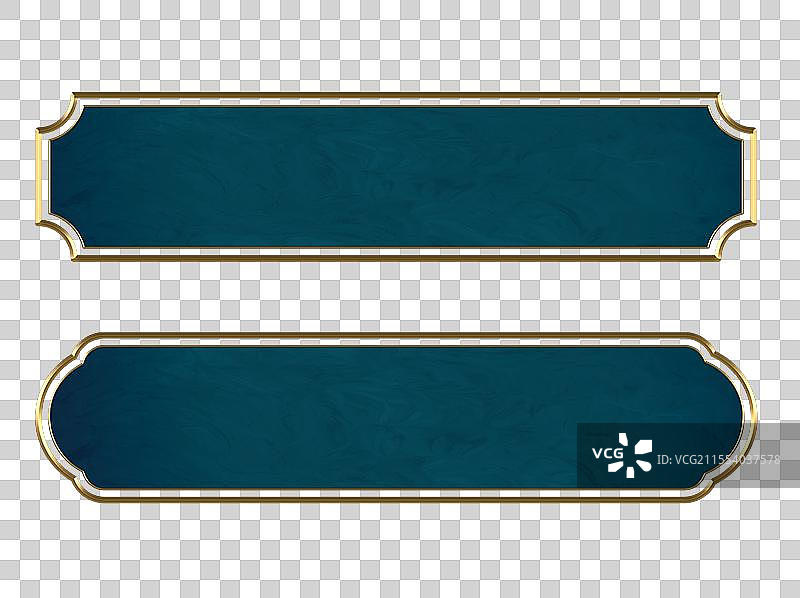 传统金属中国风装饰边框设计元素图片素材