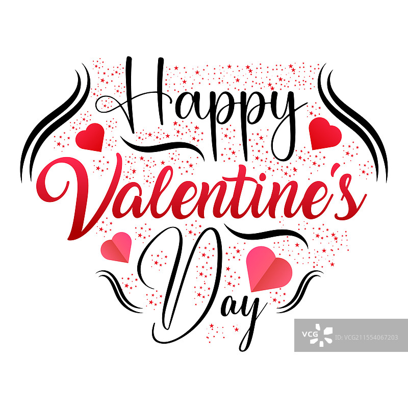 情人节快乐的排版设计图片素材