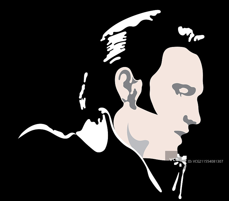 埃尔维斯·普雷斯利的模板肖像图片素材