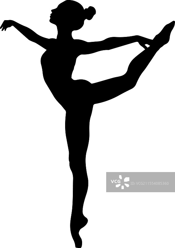 体操运动员剪影图片素材