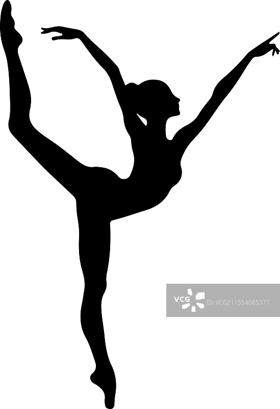 体操运动员剪影图片素材