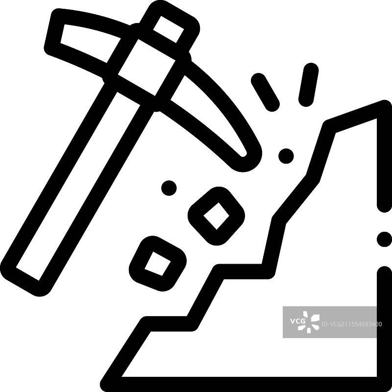 迷你面包车图标，细线风格设计，独立于背景图片素材