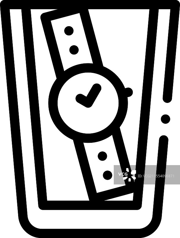 错位图标，细线条风格设计，独立展示图片素材