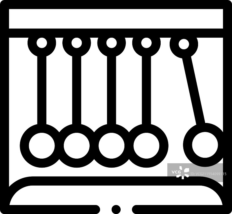 苦瓜图标，细线风格设计，独立展示图片素材