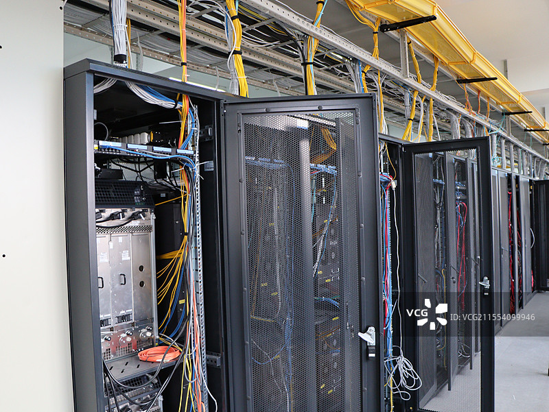 网络中心计算机中心处理器机房图片素材