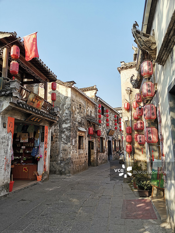 安徽黄山徽州古镇旅游区图片素材