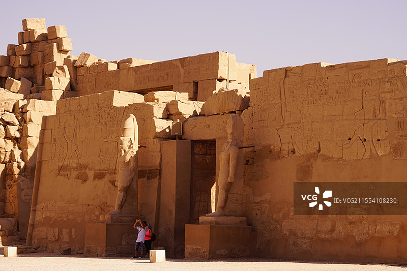 埃及卢克索神庙图片素材