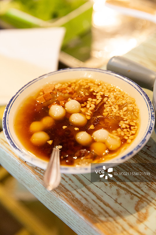 什锦汤圆冰粉图片素材