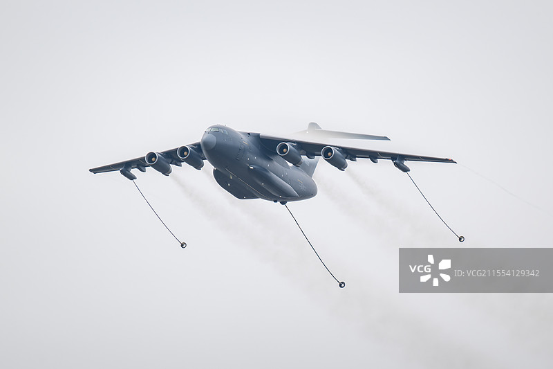 2024中国航展，运油-20空中加油机。图片素材