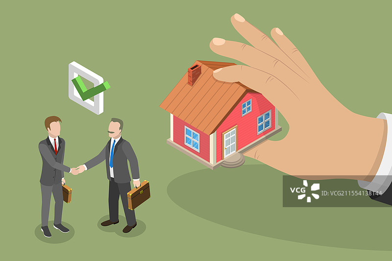 物业的三维等距平面图图片素材